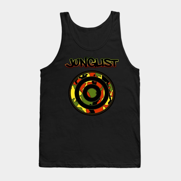 Junglist-Rasta Target Tank Top by AutotelicArt